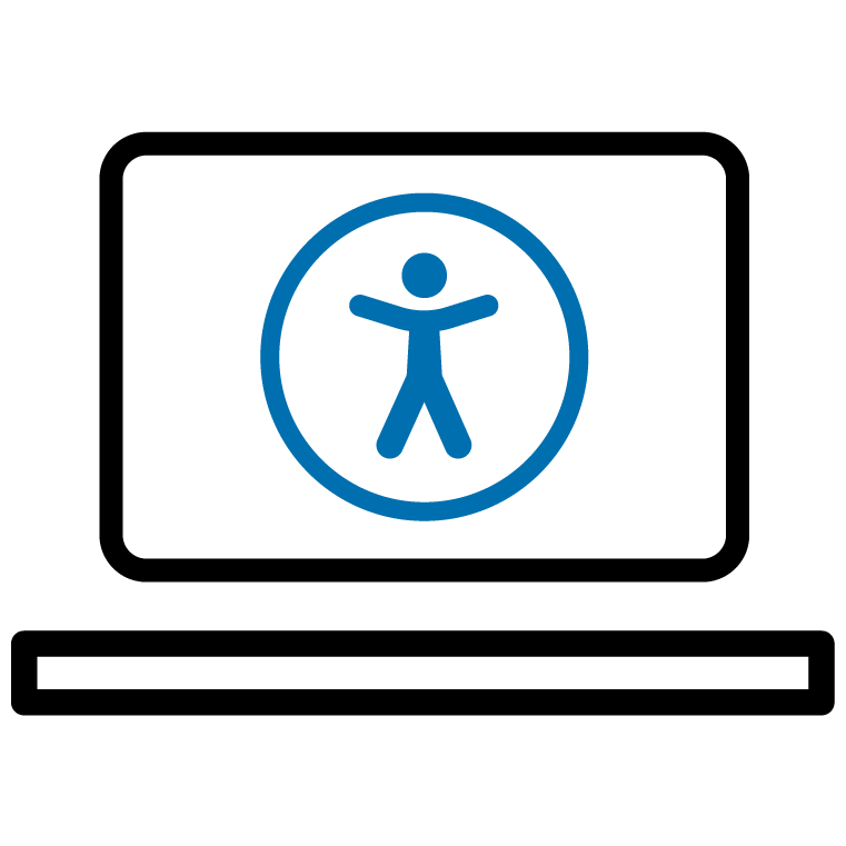 Workplace tools and accessibility icon