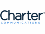 Logo for Charter Communications, the copy in two shades of blue