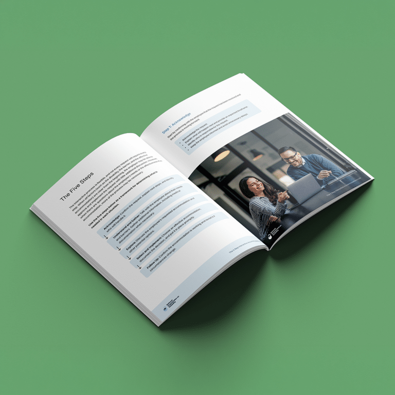 Open document on a green background