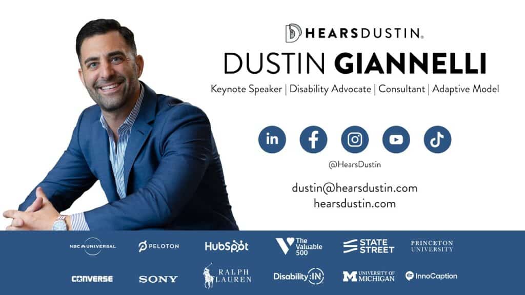 HearsDustin Speaker Reel: The Power Of Communication And Accessibility In The Workplace